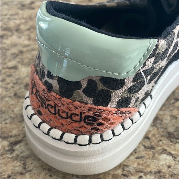 Hey Dude Leopard Print Slip-On Shoes - Picture 7 of 8